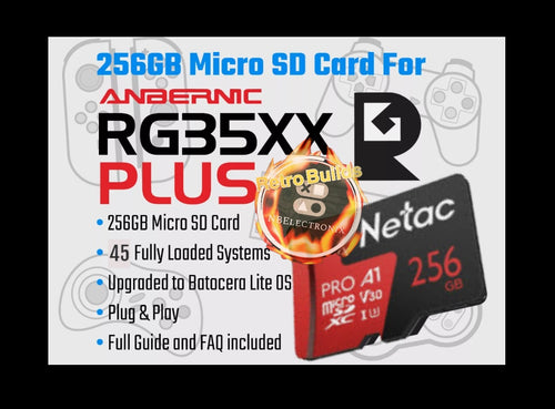256gb Micro SD Card Upgrade - Anbernic RG35XX PLUS/SP image 0
