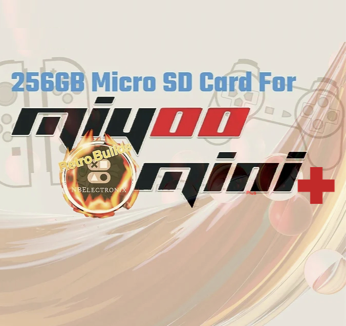256gb Micro SD Card Game Build for Miyoo Mini Plus image 0